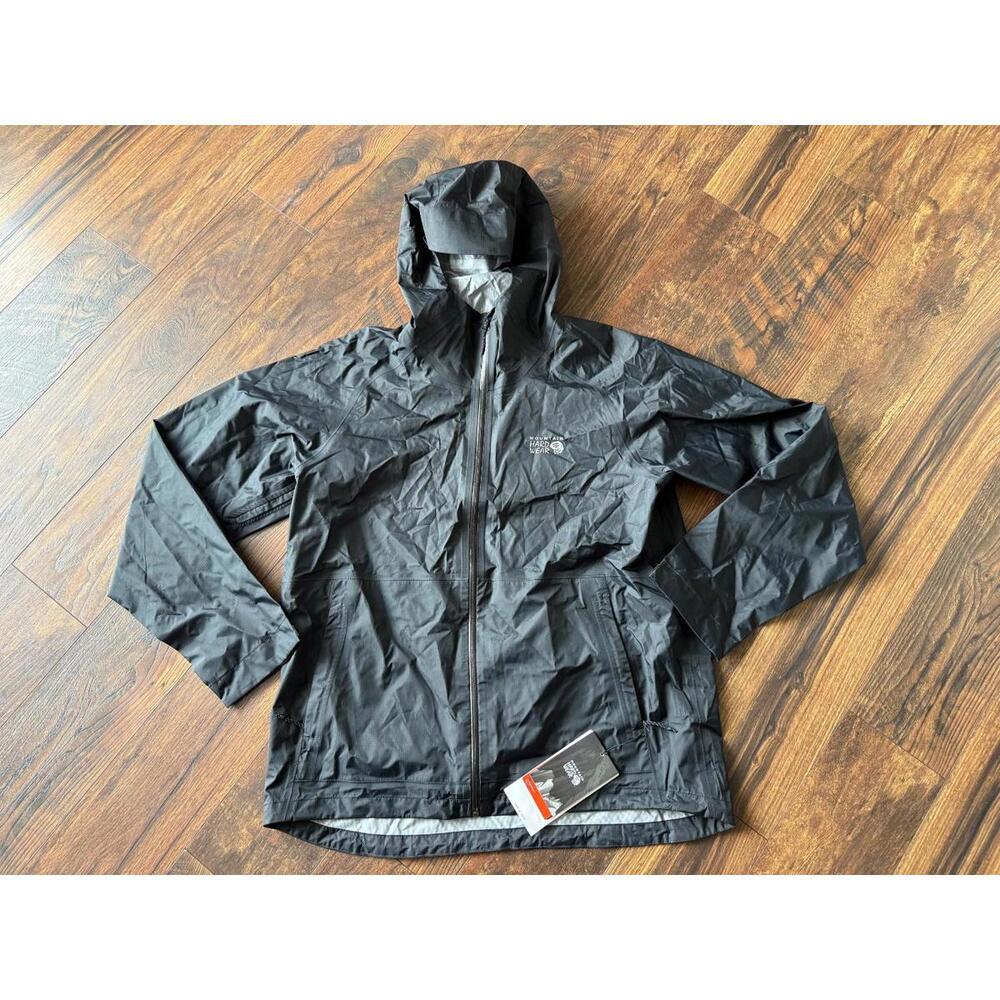 NEW Mountain Hardwear Men's Threshold 'Black' Jacket OM6437-010 SZ XL